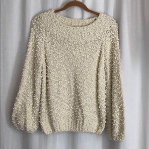 Billabong Cream sweater size medium